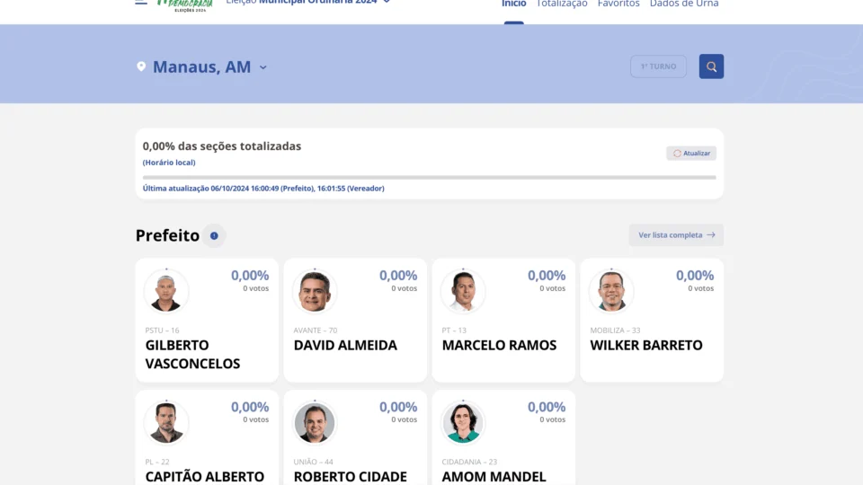 Veja como acompanhar o resultado das Eleições 2024 diretamente do site do TSE
