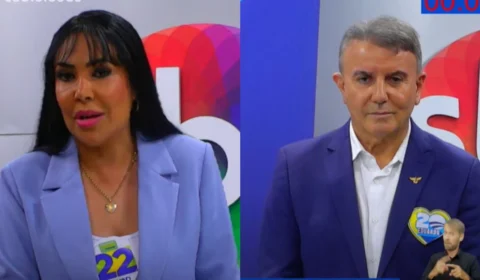 Debate em Palmas: ‘Encontra um único recurso para minha banda que eu desisto da candidatura’, diz Janad Valcari