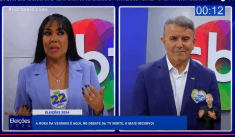 Debate em Palmas: Eduardo Siqueira chama Janad Valcari de “a candidata pisadinha”