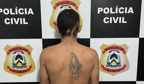 Homem tenta fugir sem roupas após agredir a própria mulher e acaba preso no Tocantins