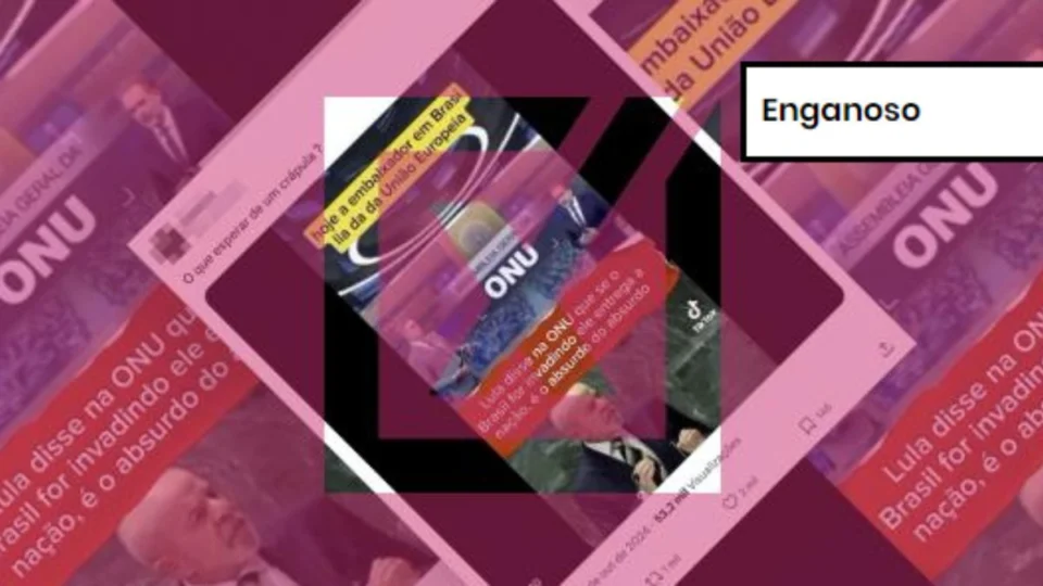 Lula não disse na ONU que entregaria o Brasil em caso de invasão