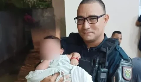 Policiais salvam bebê de 3 meses engasgado em Boa Vista; assista vídeo