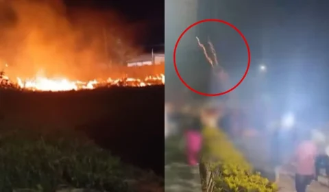 Terreno é incendiado após debate entre candidatos à Prefeitura de Parintins