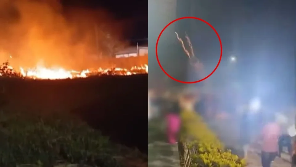 Terreno é incendiado após debate entre candidatos à Prefeitura de Parintins