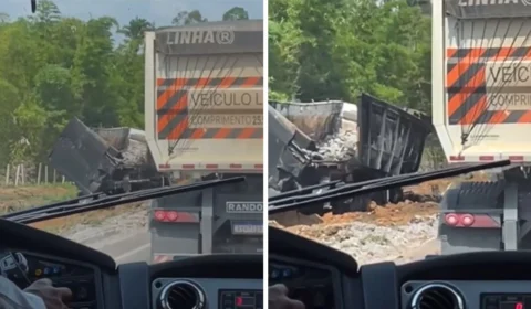 Acidente na BR-364: tráfego é liberado após mais de 12 horas interditado; veja vídeo