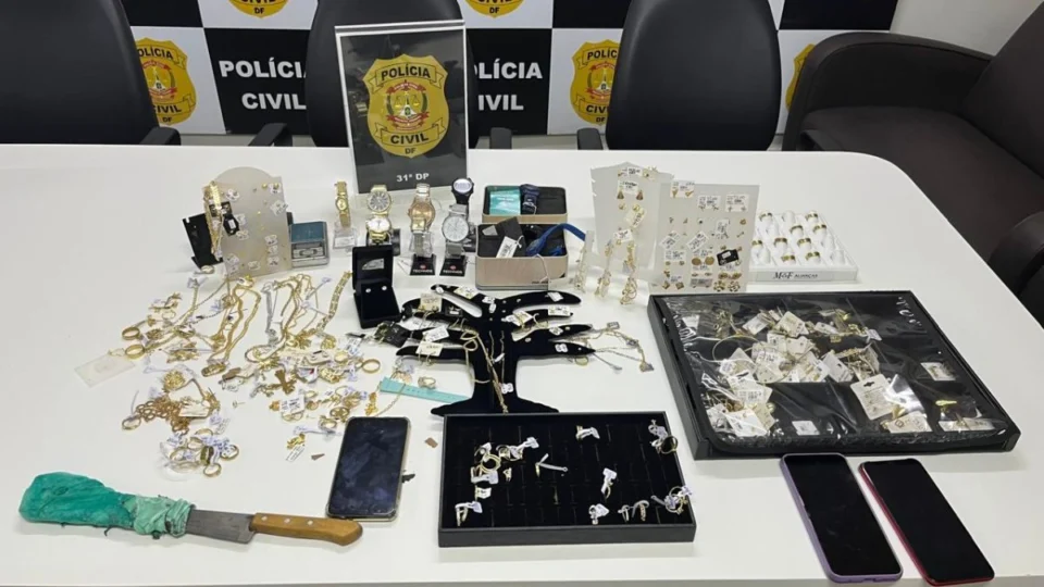 Assalto no DF: polícia prende suspeito e busca comparsa