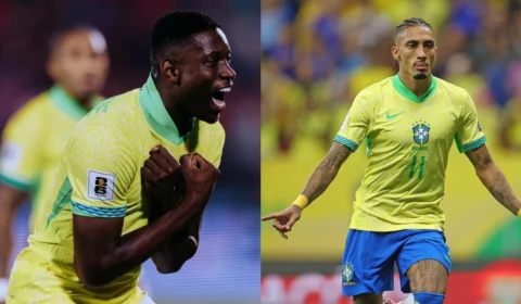 Brasil goleia com dois de Raphinha e brilho de Luiz Henrique, em Brasília