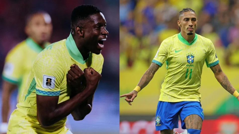 Brasil goleia com dois de Raphinha e brilho de Luiz Henrique, em Brasília
