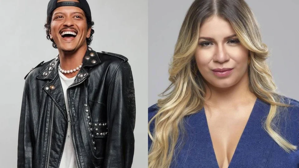 Bruno Mars emociona fãs ao prestar homengem à Marília Mendonça durante show em Brasília