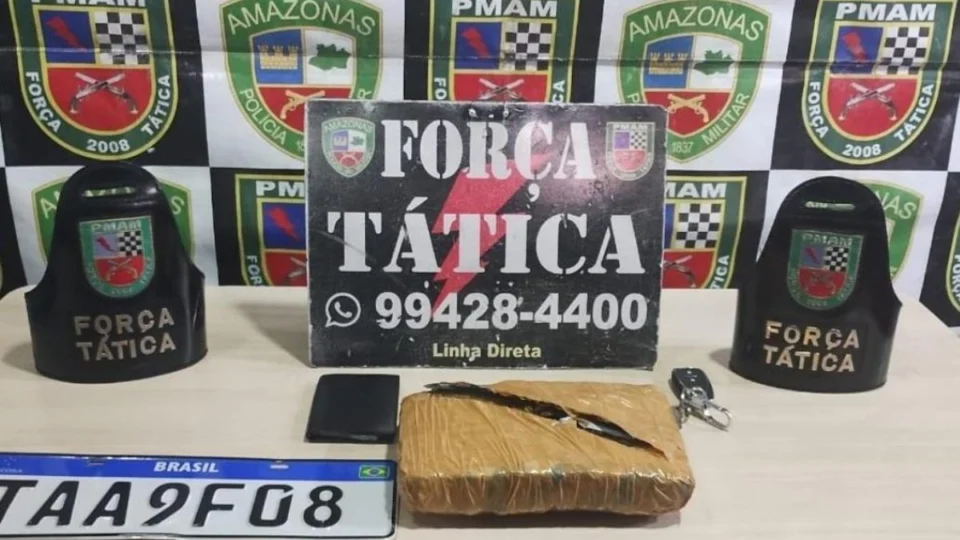Casal é preso com 1kg de drogas na zona norte de Manaus