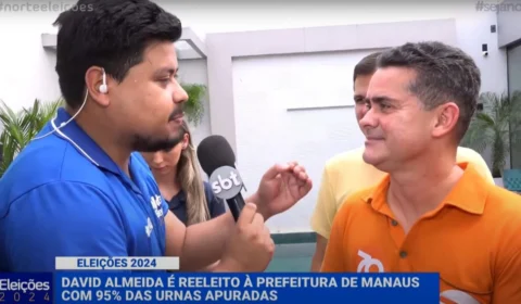 Segundo turno: reeleito, David Almeida confirma entrevista na TV Norte