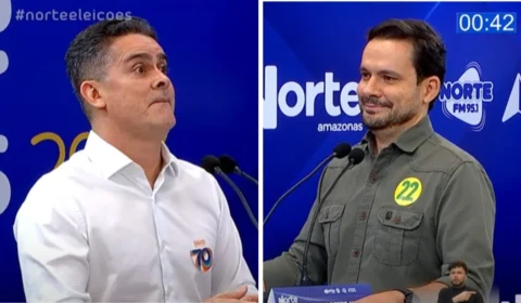Debate 2º turno Manaus: Alberto cita supostos ‘escândalos de corrupção’ na gestão de David e candidato rebate