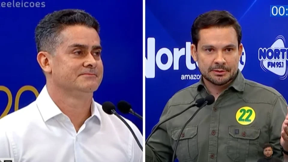 Debate na TV Norte ‘Não mandou um centavo para Manaus como deputado’, dispara David Almeida para Alberto Neto