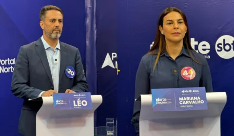 Debate em Porto Velho: ‘Ninguém tem coleira’, diz Léo sobre diálogos caso eleito