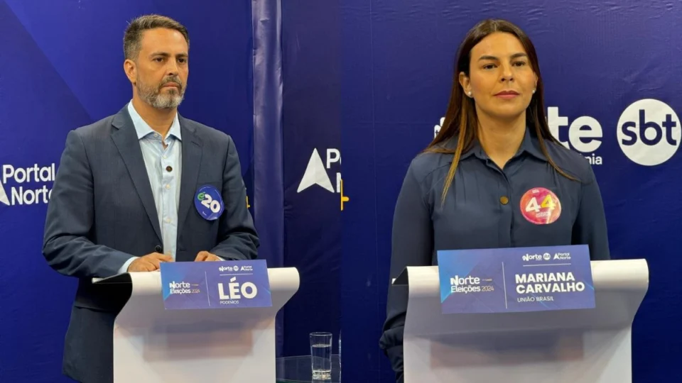 Debate em Porto Velho: ‘Ninguém tem coleira’, diz Léo sobre diálogos caso eleito