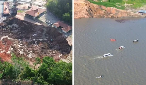 Moradores de Manacapuru usam barcos para procurar sobreviventes de tragédia; veja vídeo