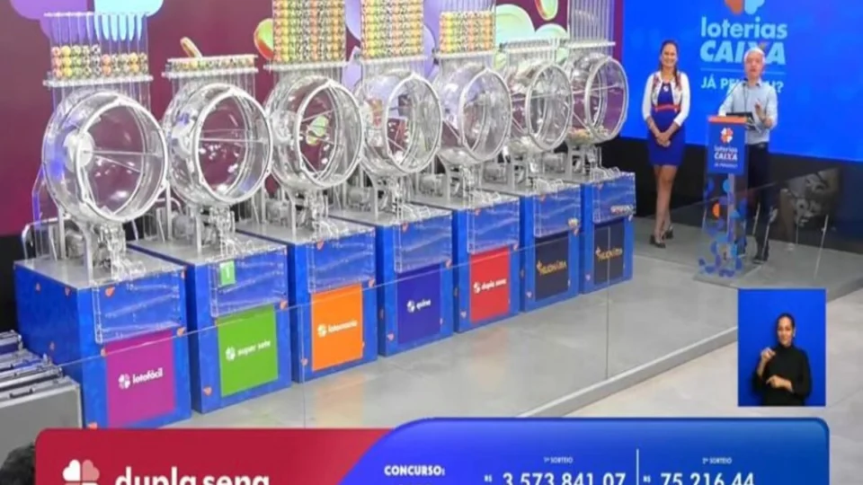 Dupla Sena 2722: sem vencedor, prêmio aumenta para R$ 3,9 milhões