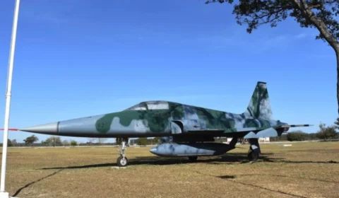 Avião da FAB: Entenda o sistema de ejeção usado pelo piloto para se salvar da queda do F-5M