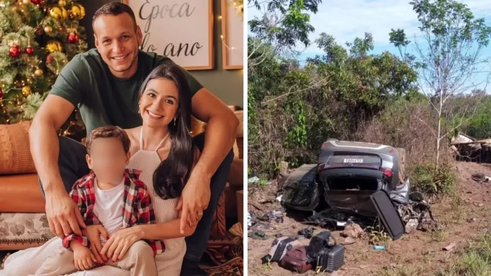 Família de Rondônia morre após pneu de caminhão estourar e colidir com carro em MT