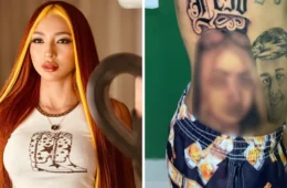 Goiano tatua rosto gigante da Ruivinha de Marte no corpo; veja