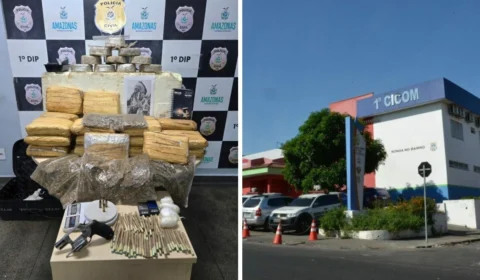Polícia flagra “laboratório de drogas” e prende quatro homens em Manaus