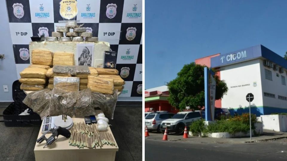Polícia flagra “laboratório de drogas” e prende quatro homens em Manaus