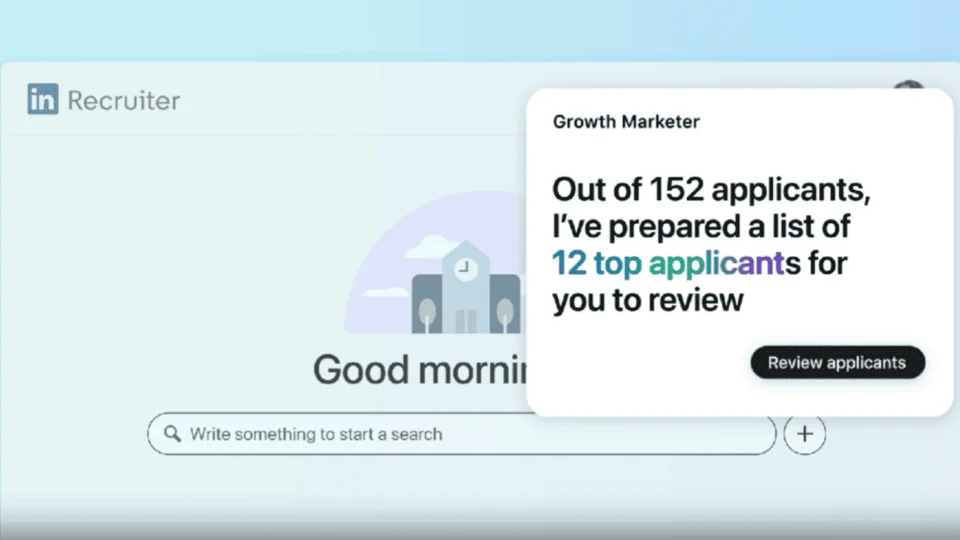 LinkedIn lança novo agente de recrutamento com IA