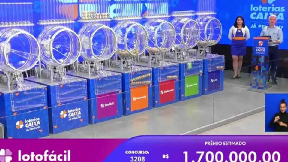 Lotofácil 3208: sem vencedor, prêmio acumula e vai para R$ 4 milhões