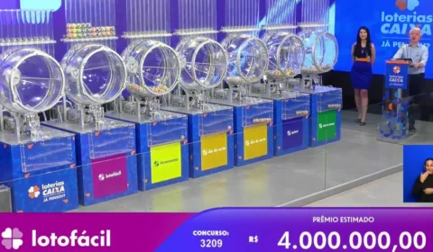 Lotofácil 3209: duas apostas faturam prêmio de R$ 2,1 milhões cada