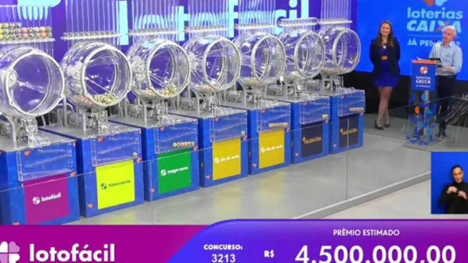 Lotofácil 3213: duas apostas faturam o prêmio de R$ 2,1 milhões
