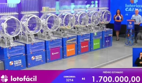Lotofácil 3214: três apostas dividem o prêmio de R$ 1,7 milhão