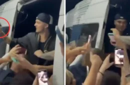 Luan Santana ‘rouba’ celular de fã e vira meme nas redes sociais; assista vídeo