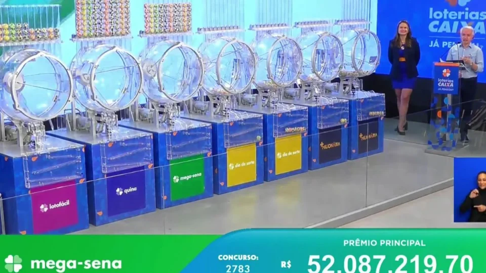 Mega-Sena 2783: uma aposta acerta e fatura sozinha R$ 52 milhões