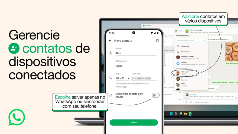 WhatsApp Web ganha recurso para salvar contatos sem usar o celular