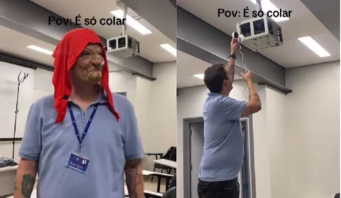 Professor viraliza nas redes com técnica inusitada para evitar que alunos colem nas provas