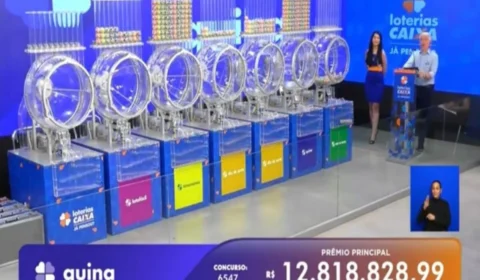 Quina 6547: uma aposta acerta e ganha R$ 12 milhões