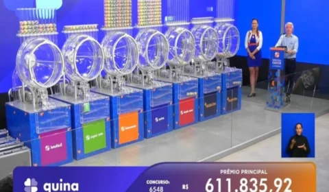 Quina 6548: uma aposta acerta e ganha R$ 600 mil