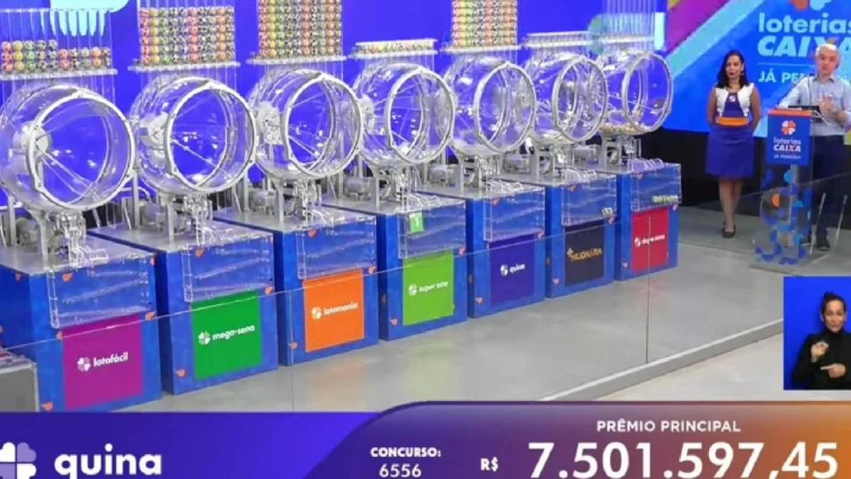 Quina 6556: uma aposta acerta e ganha mais de R$ 7,5 milhões