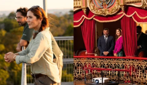 Rainha da Dinamarca em Manaus: realeza vista o MUSA, Teatro Amazonas e INPA; veja reação