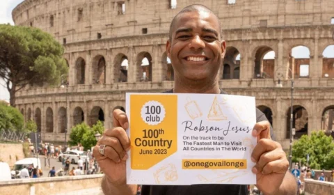 Brasileiro entra para o Guinness após visitar quase 200 países em tempo recorde