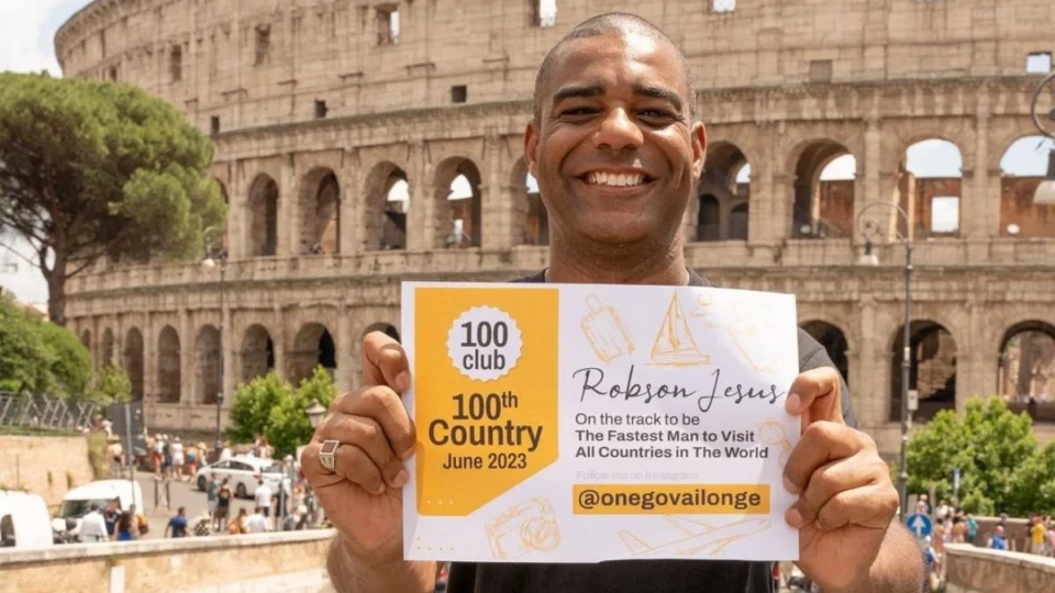 Brasileiro entra para o Guinness após visitar quase 200 países em tempo recorde