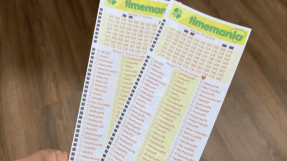 Timemania de hoje, terça-feira (22/10), concurso 2158; prêmio chega a R$ 6,3 milhões