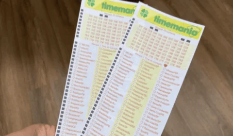 Timemania de hoje, terça-feira (29/10), concurso 2161; prêmio chega a R$ 7,3 milhões