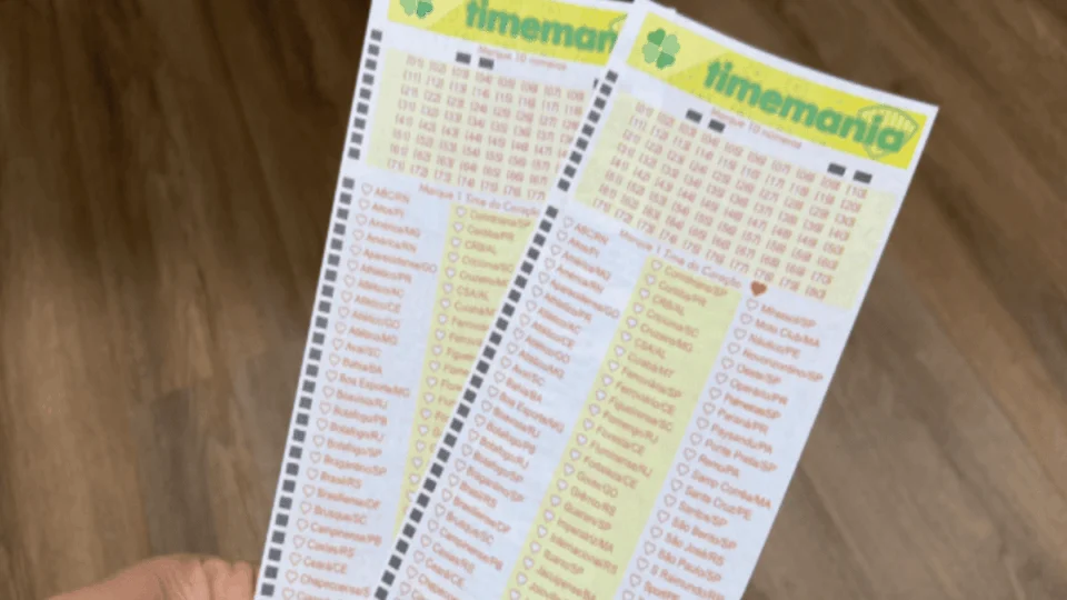 Timemania de hoje, terça-feira (29/10), concurso 2161; prêmio chega a R$ 7,3 milhões