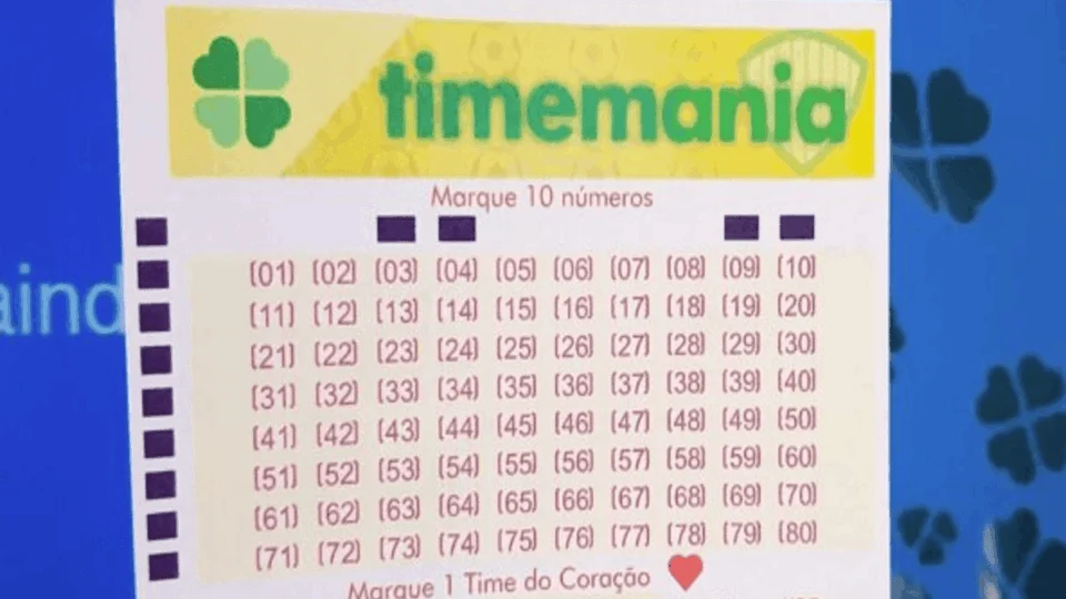 Resultado Timemania de hoje (31/10): veja números sorteados no concurso 2162