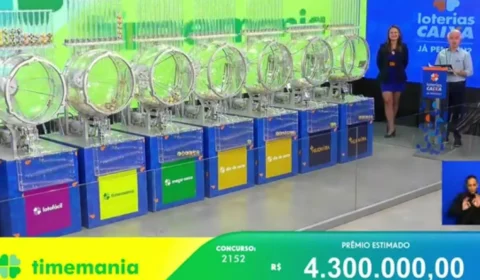 Timemania 2152: sem vencedor, prêmio atinge R$ 4,6 milhões