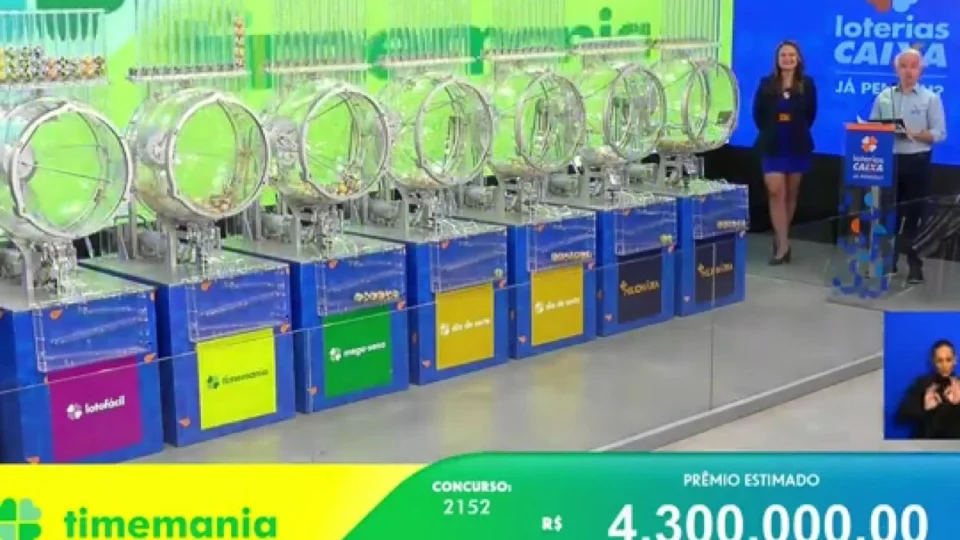 Timemania 2152: sem vencedor, prêmio atinge R$ 4,6 milhões