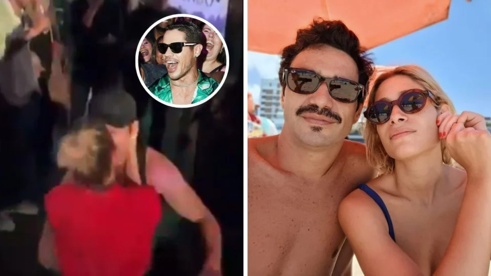 Vídeo mostra Luisa Arraes beijando José Loreto; Caio Blat anuncia término em seguida