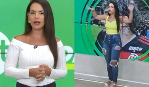 Jornalista Fernanda Maia rebate críticas sobre roupa em programa de TV