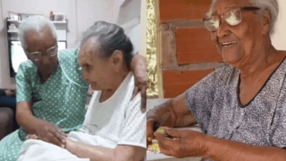VÍDEO: aos 101 e 95 anos de idade, amigas voltam a se ver e emocionam internet 